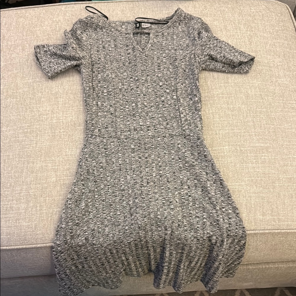 Elegant Gray skater Dress